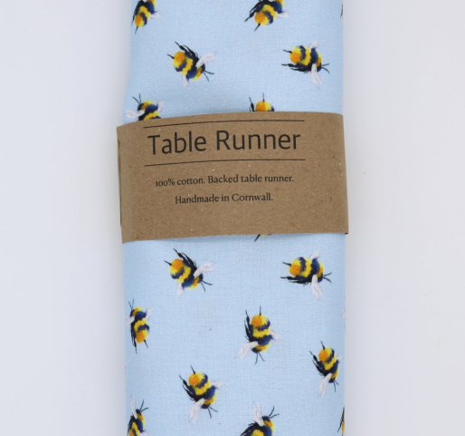Rolled table runner - Cornish Gifts